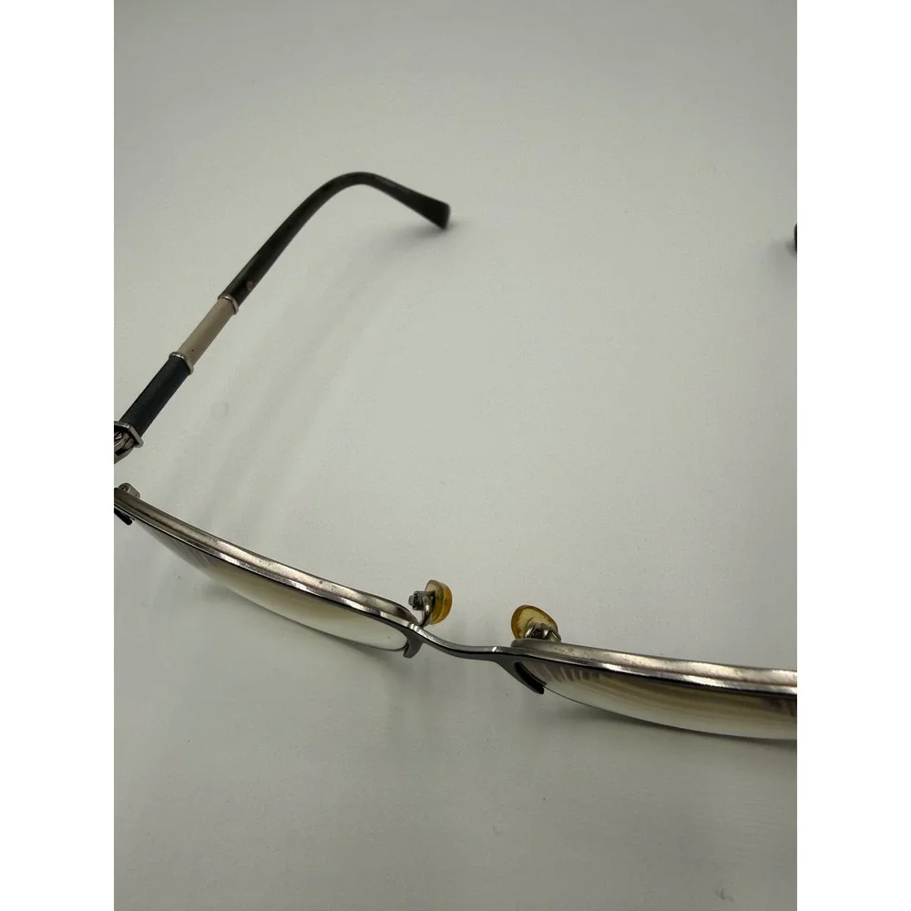 Cole Haan Eyeglasses Women Gunmetal Black Good Rectangular Metal Frame